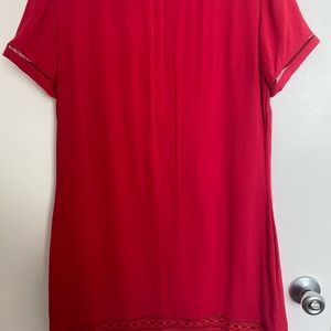 Lulu’s Red Short Sleeve Dress